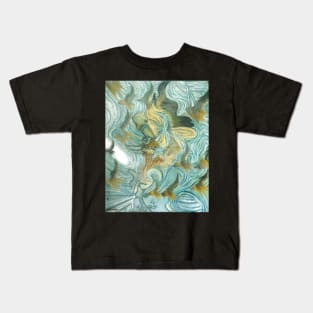 Living in a Van Gogh by the River Kids T-Shirt